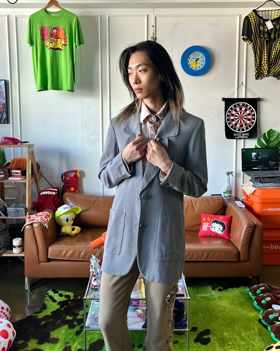 La Moda GOJI G.K Embroidery Blazer JK 상품이미지2