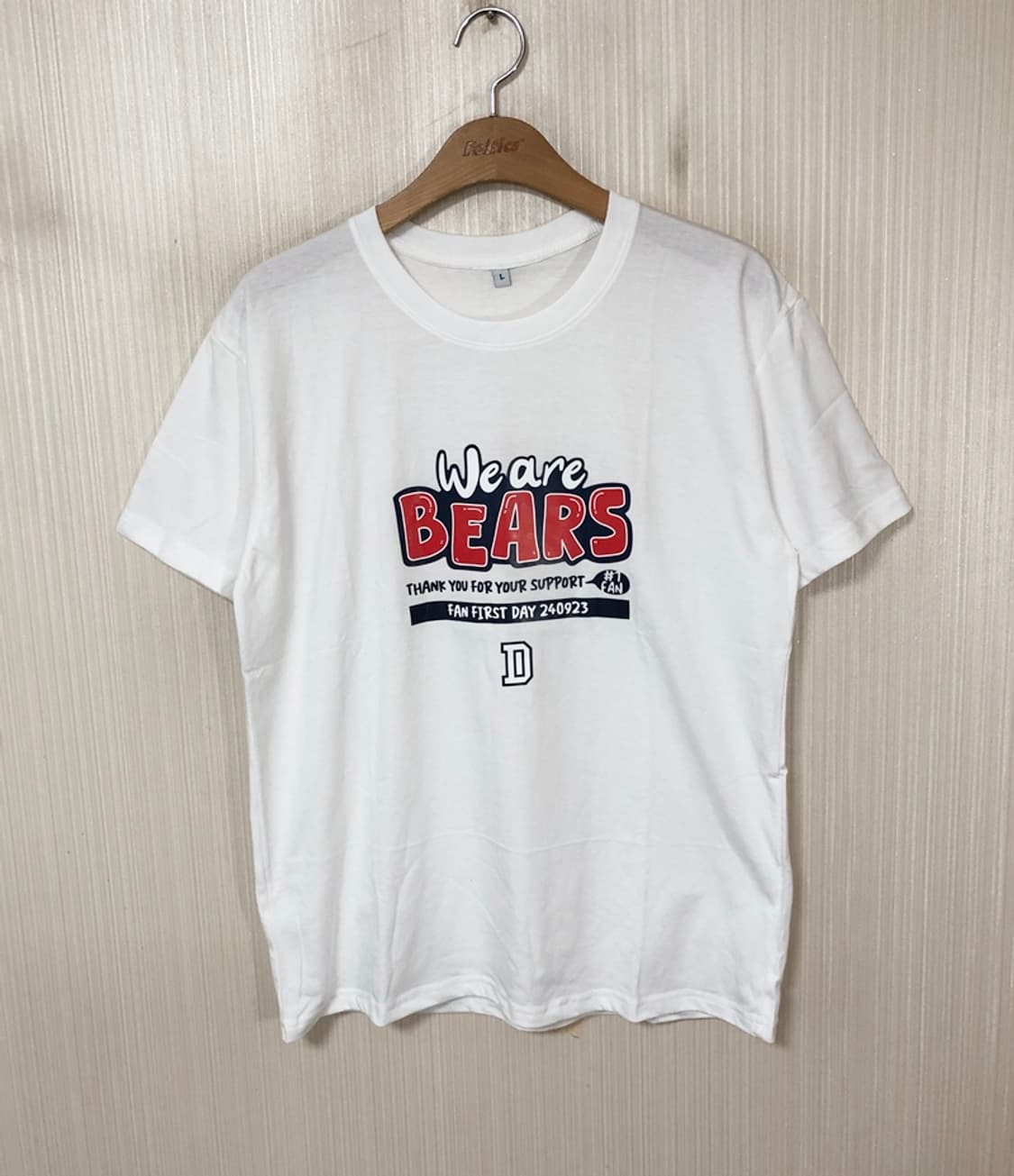 KBO 두산베어스 2024 팬 퍼스트 데이 반팔티셔츠 L 상품이미지2