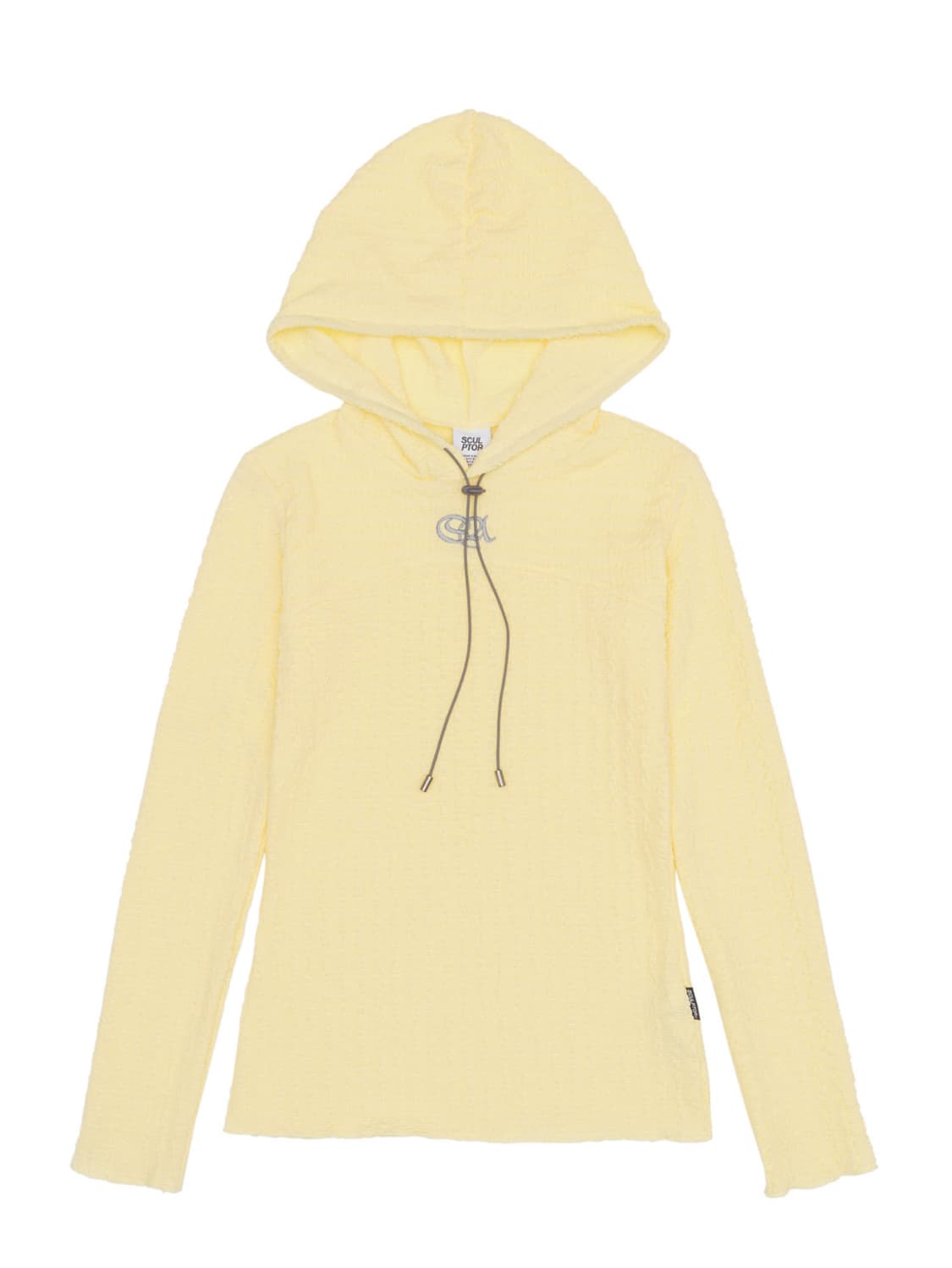 스컬프터 이스트링 크링클 후드 레몬 상품이미지1