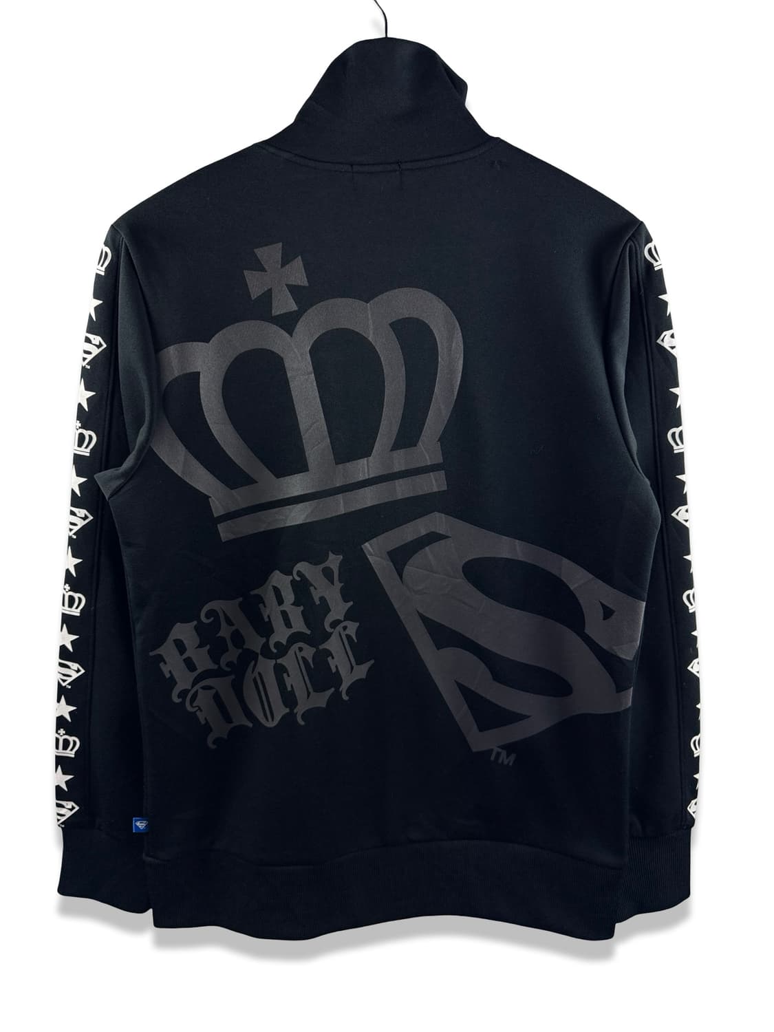 JPN 베이비돌X슈퍼맨 Y2K 레터링 져지2545 상품이미지1