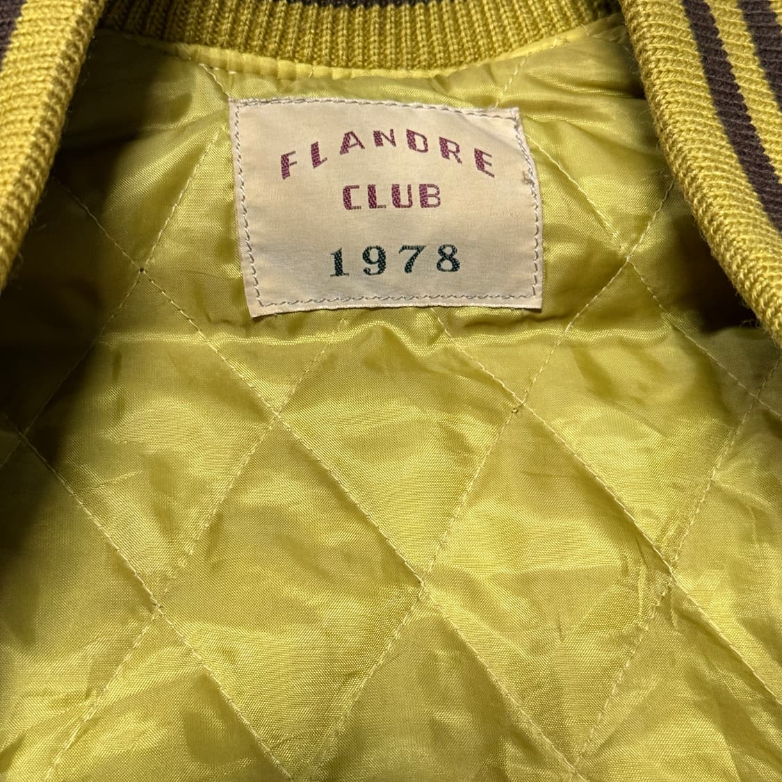 VTG 빈티지 올드스쿨 울 혼방 레더암 바시티 자켓 상품이미지9