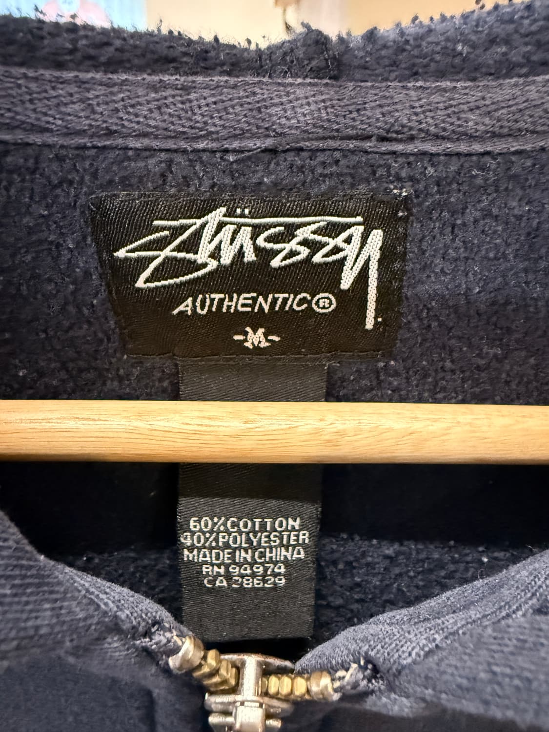 Stussy 스투시 아치로고 후드집업 상품이미지6