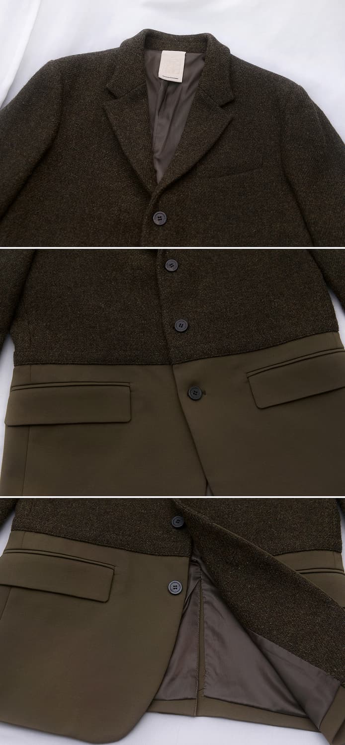 우영미 x 해리스 트위드 투블럭 블레이저 자켓 (48 / 95-100) 상품이미지4