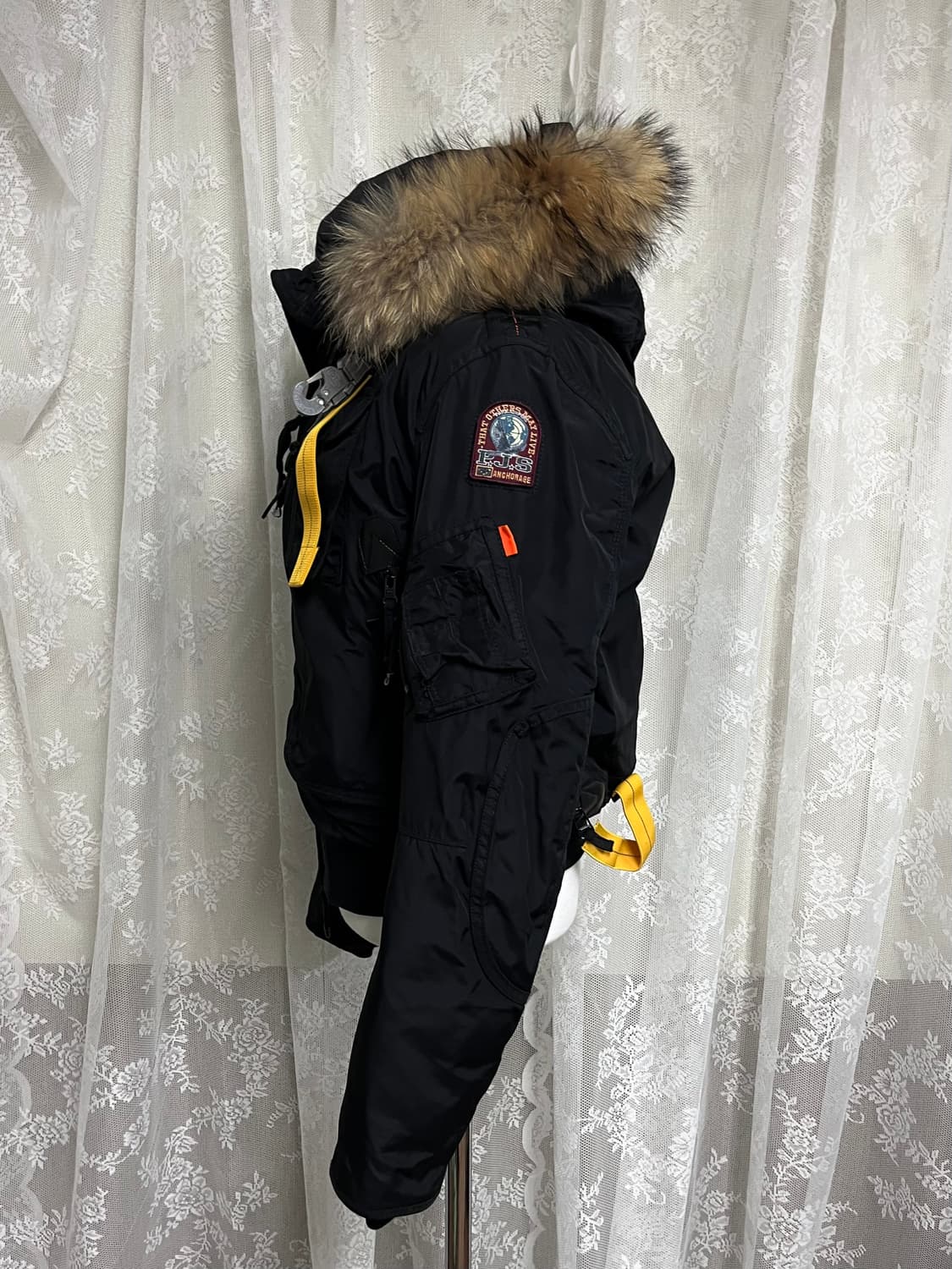 XS) 21FW 파라점퍼스 고비 패딩 점퍼 블랙 상품이미지3