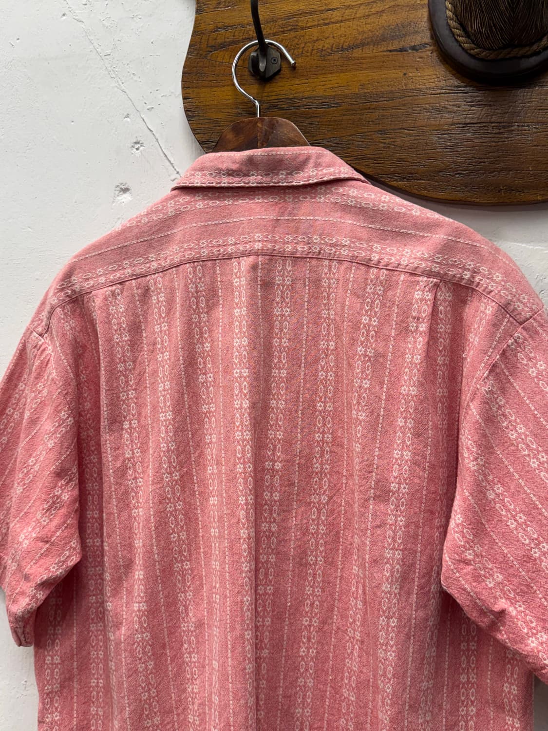 Japan Geometric Pattern Short Sleeve Shi 상품이미지6