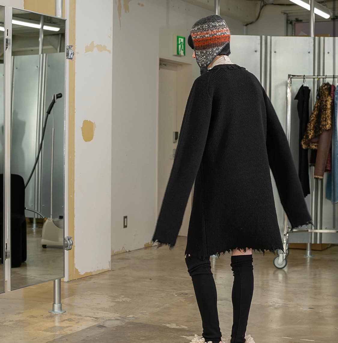 Perverze beanie 퍼버즈 귀마개 비니 새제품 상품이미지3