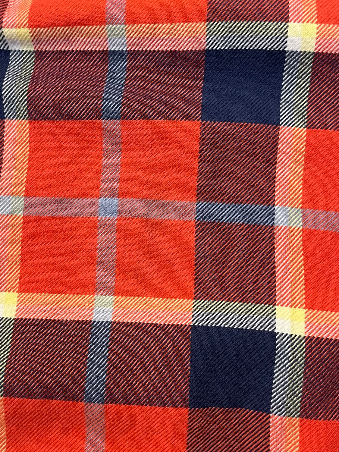 타미힐피거 버튼 체크 셔츠 레드 M #csz2079 상품이미지7