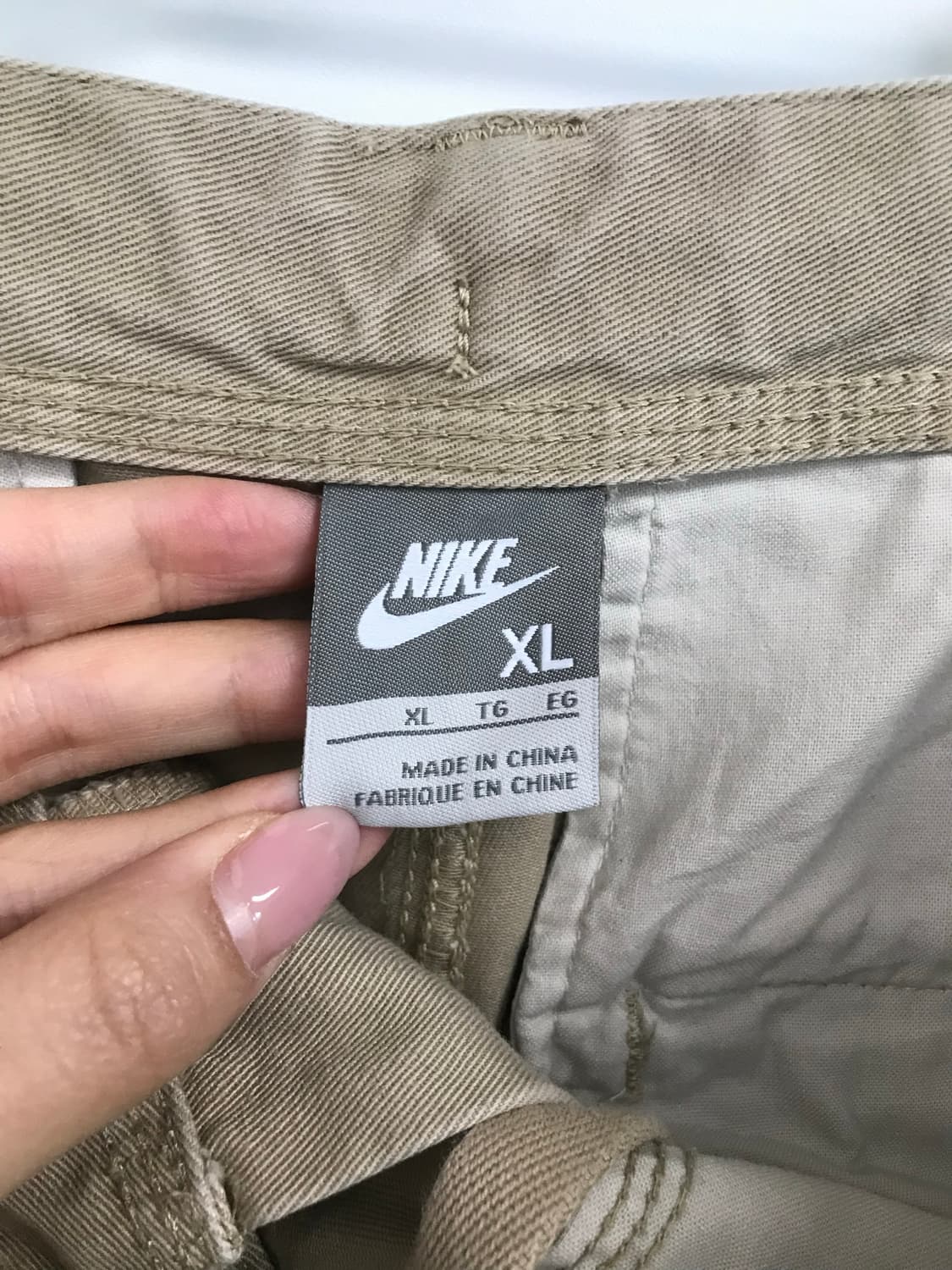 나이키 00s 베이지 버뮤다핏 카고팬츠 상품이미지9