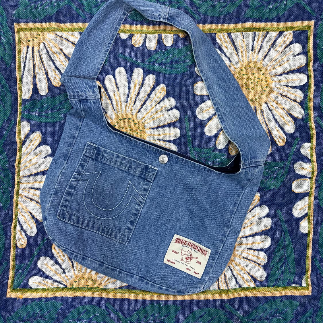 트루릴리젼 데님 토트백 가방 상품이미지1