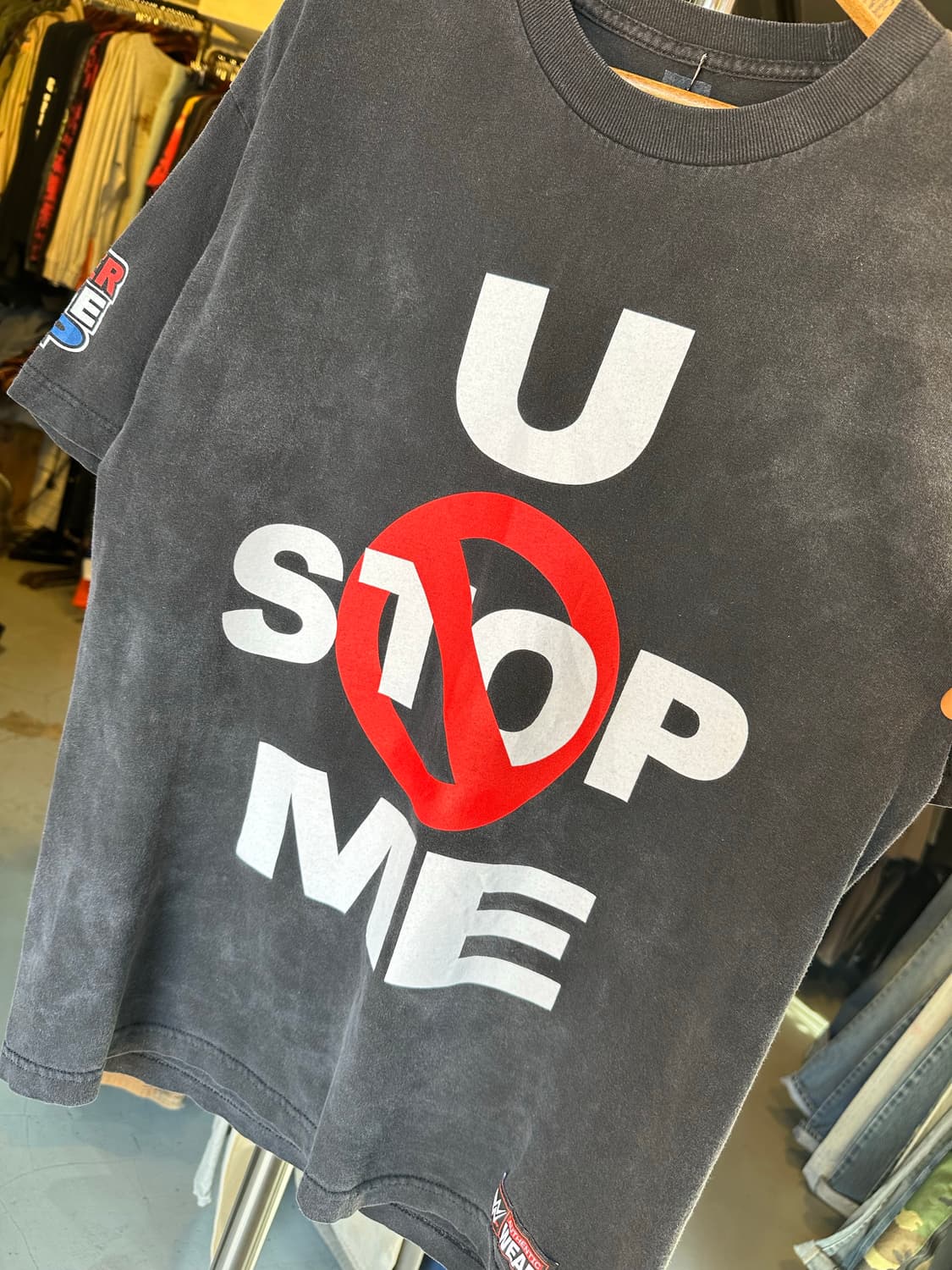 WWE 프로레슬러 존 시나 페이드 프린팅 티셔츠 상품이미지4