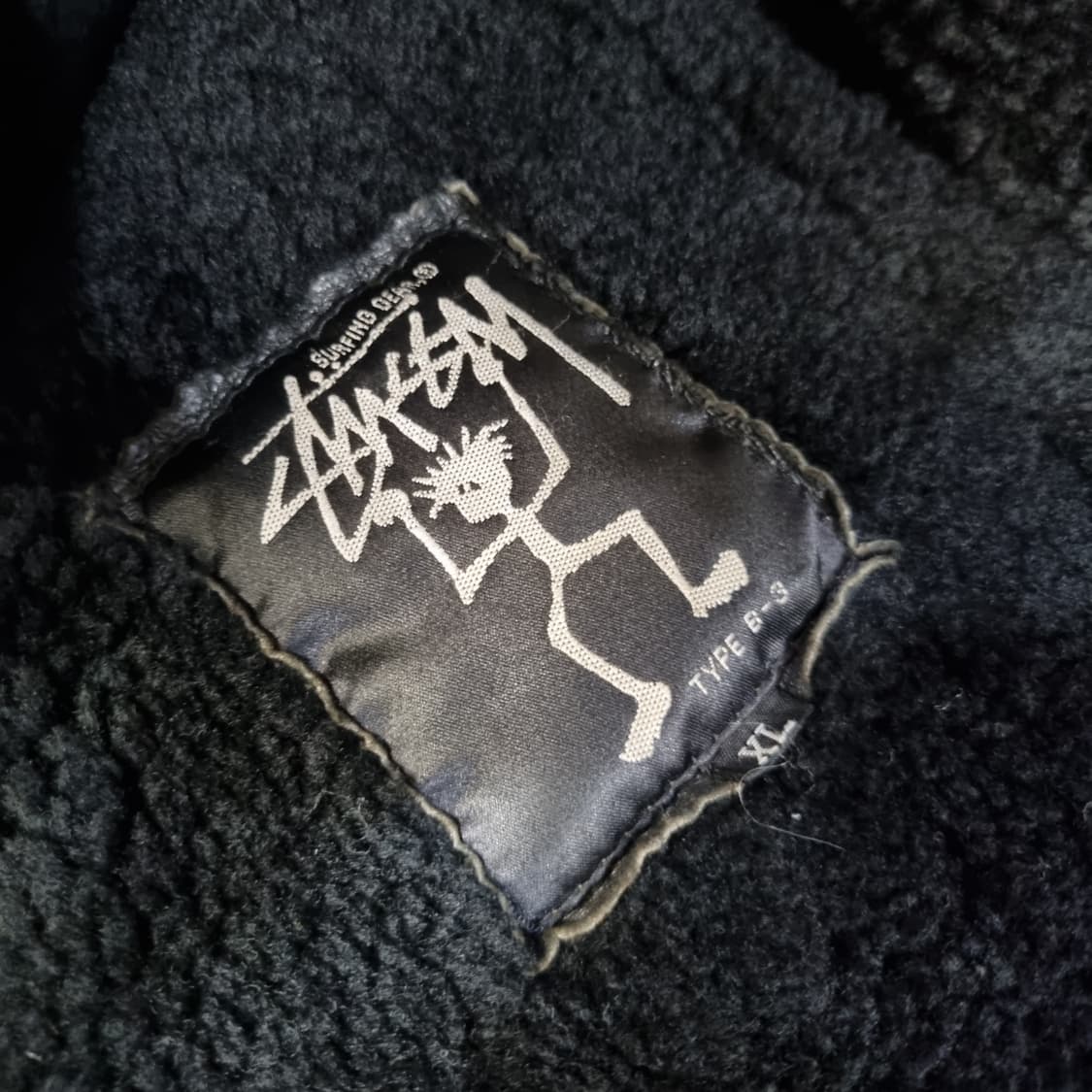 스투시 B-3 무스탕 상품이미지6