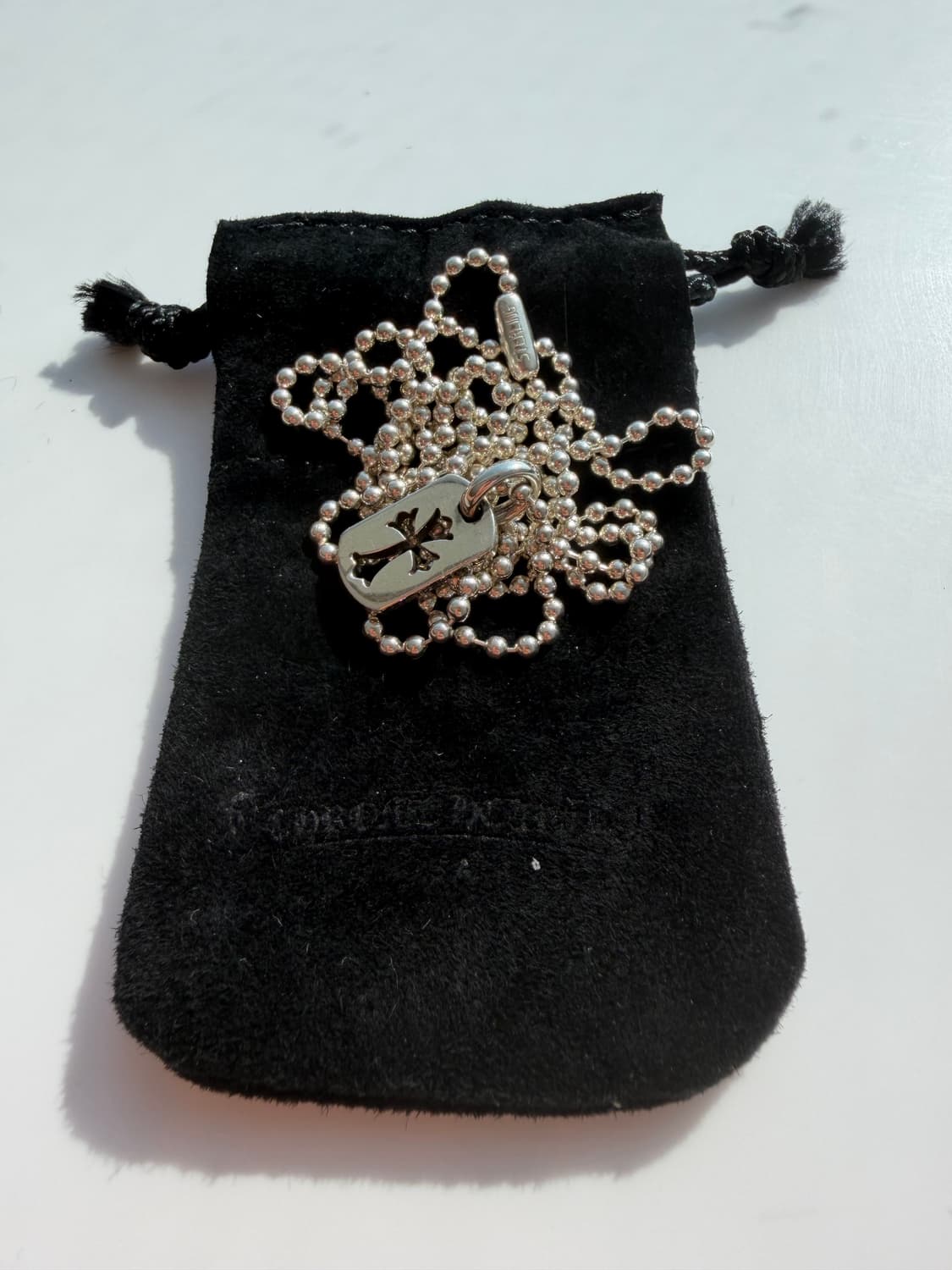 크롬하츠 실버 다이아 파베 새상품 상품이미지4