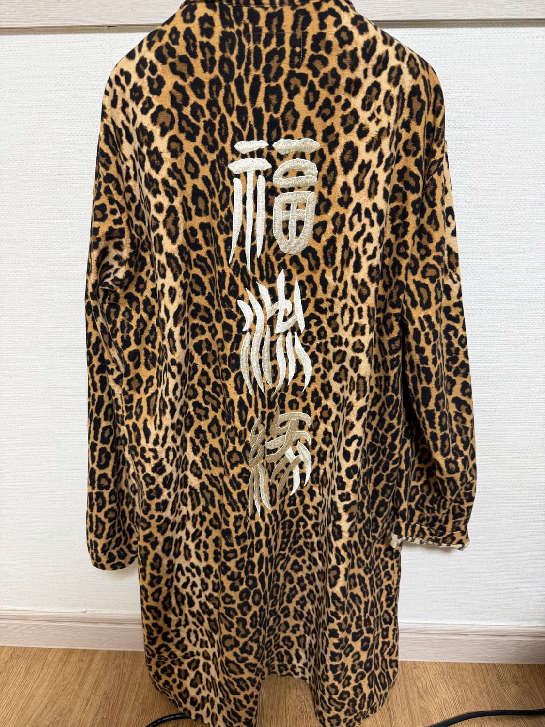 와코마리아 레오파드 가운 코트 상품이미지2