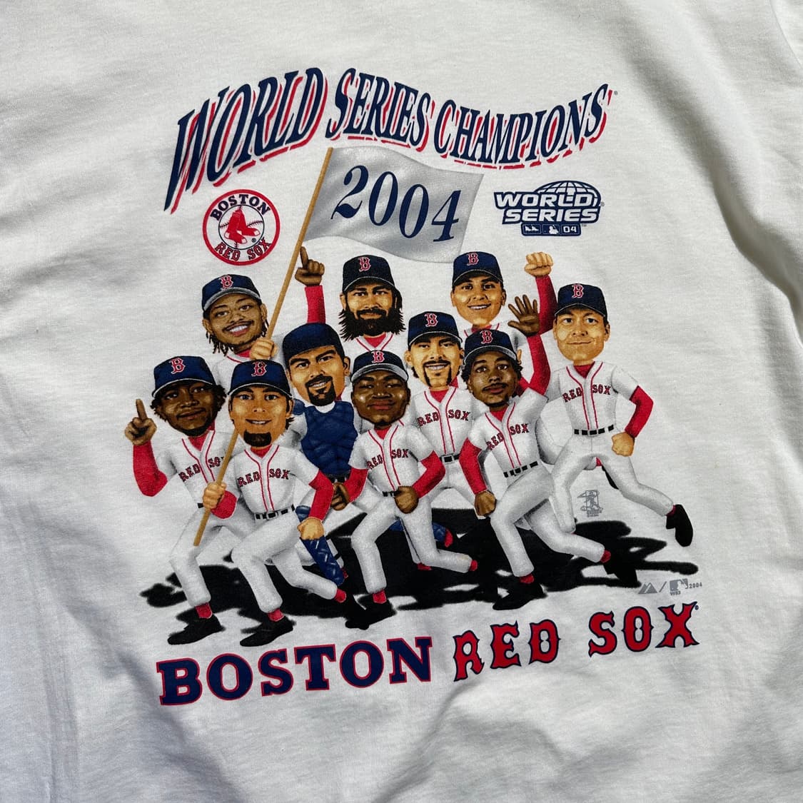 마제스틱 2004 월드시리즈 보스턴 레드삭스 반팔 상품이미지5