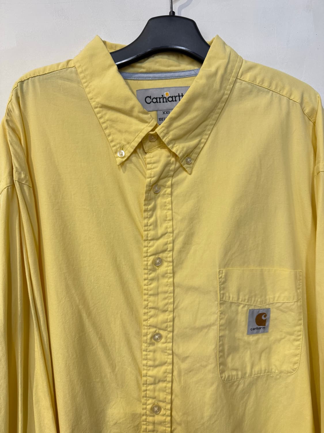 칼하트 옐로우 긴팔셔츠 상품이미지2
