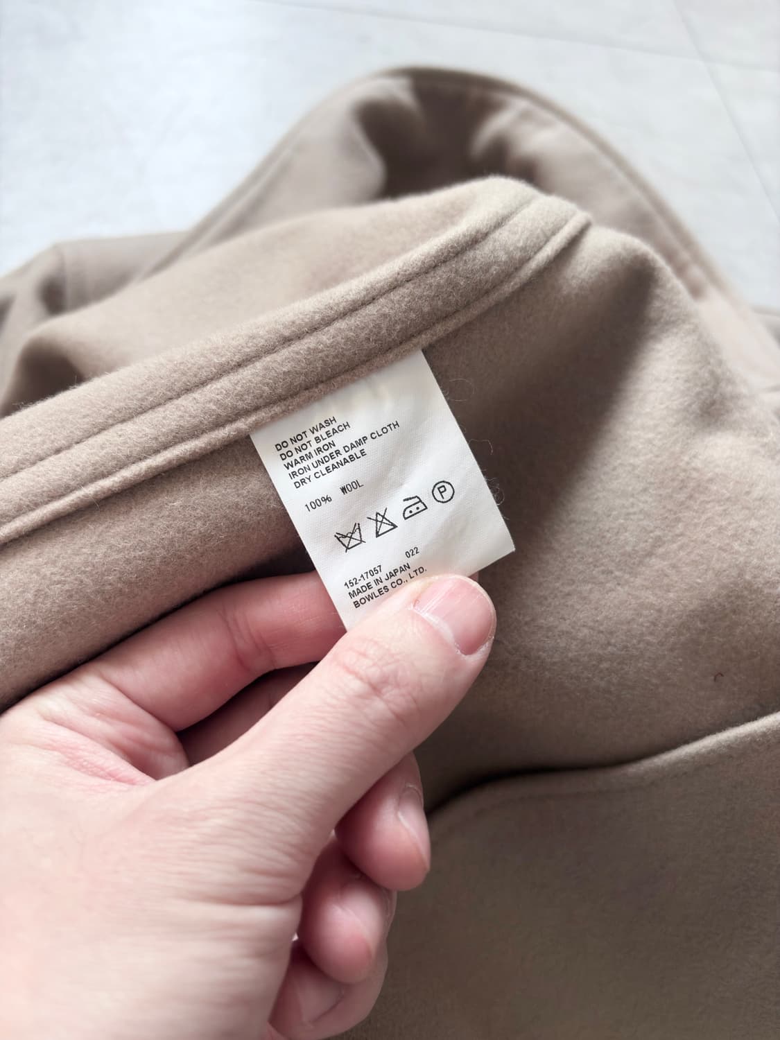 HYKE : melton wool 2-way long coat 상품이미지10