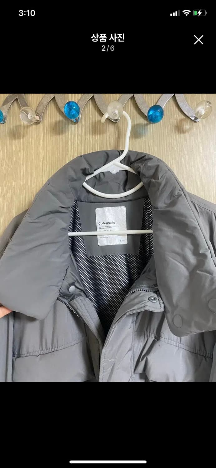 [CODE GRAPHY] 코드그라피 프리마로프트 몬스터 롱파카  L사이즈 상품이미지2