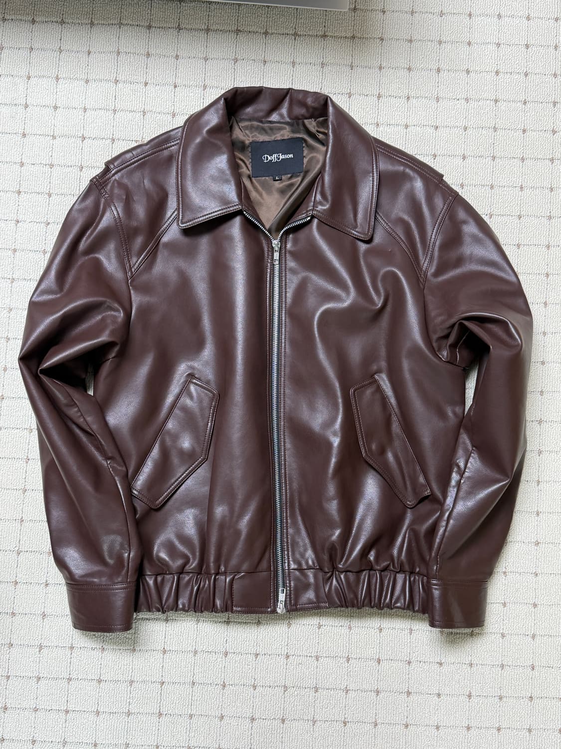 도프제이슨 비건레더 자켓 L  상품이미지1