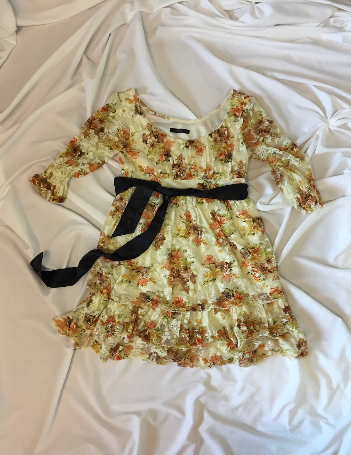 FOGGIA 오네갸루 레이스 원피스 상품이미지1