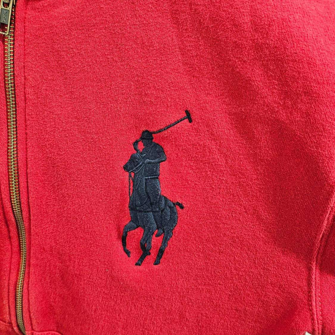 폴로랄프로렌 빅포니 레드 후드집업 상품이미지6