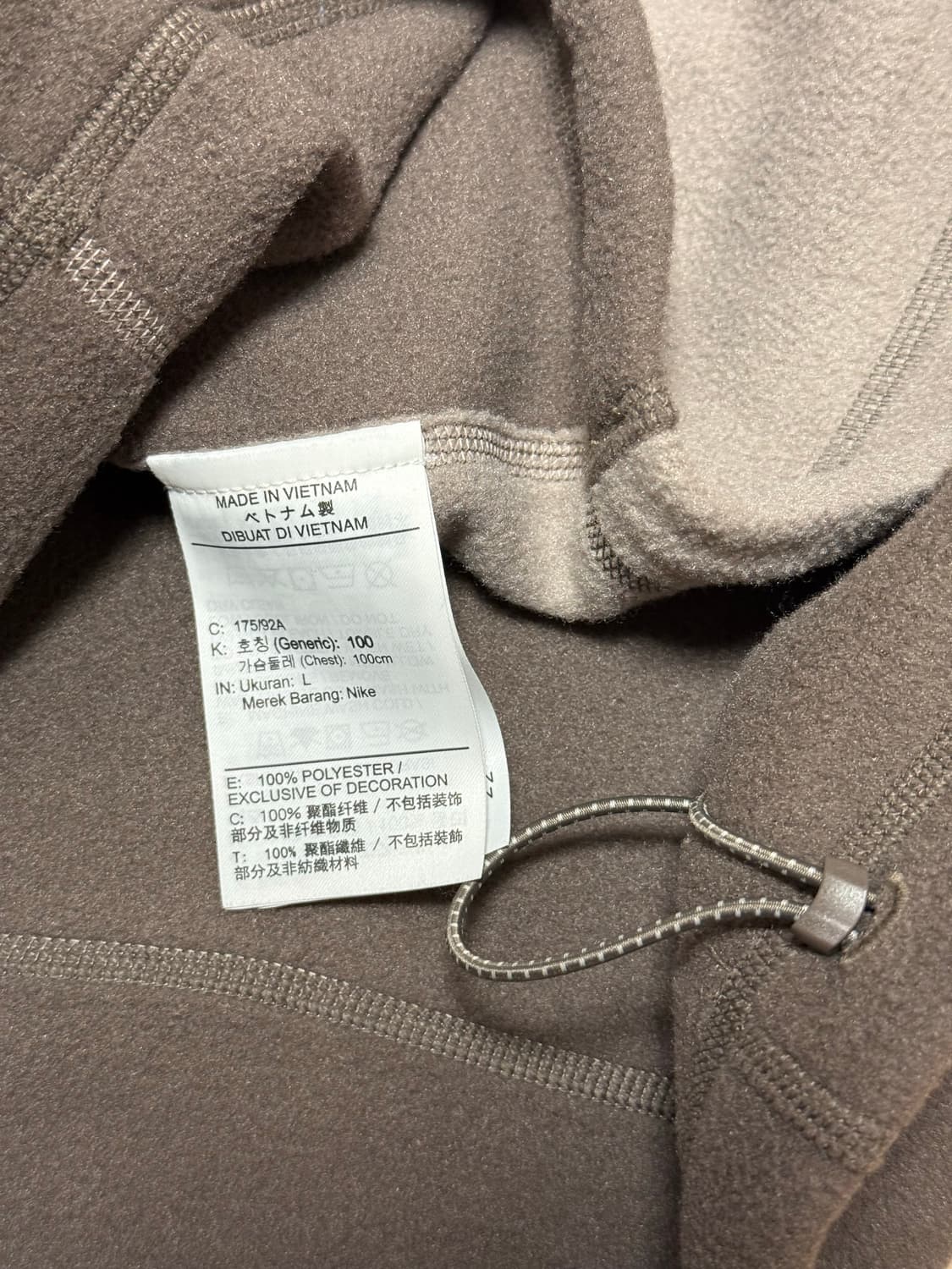 [100] 나이키 ACG 폴라텍 울프트리 풀오버 후드 아노락 L 상품이미지6