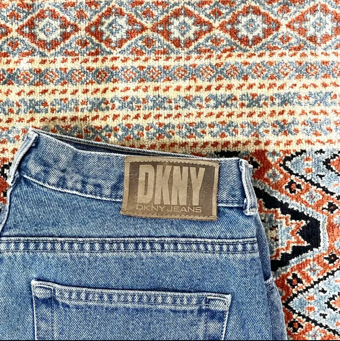 DKNY 연중청 워싱데님 청바지 데님팬츠 US12 상품이미지4