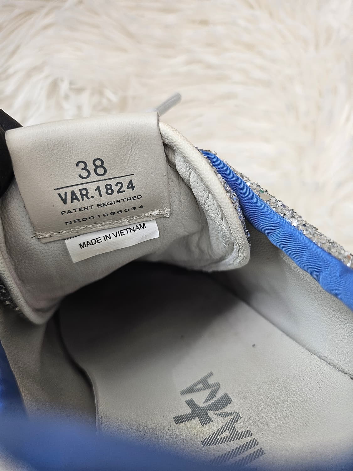 프리미아타 여성 실버 글리터 스니커즈 38 상품이미지4