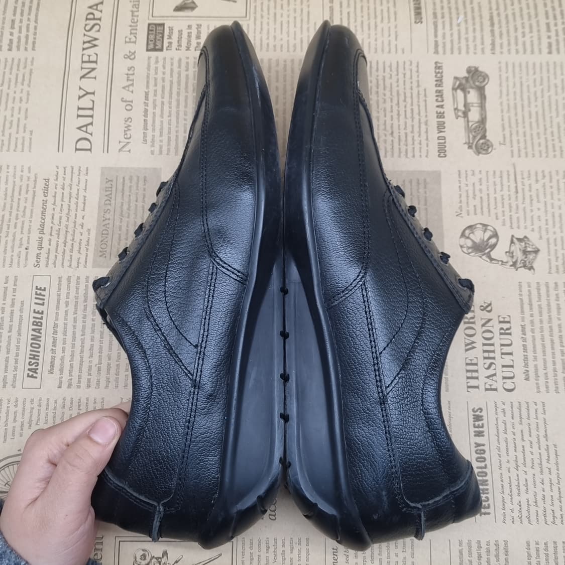 SANITO 남성 가죽 스니커즈 275 상품이미지5