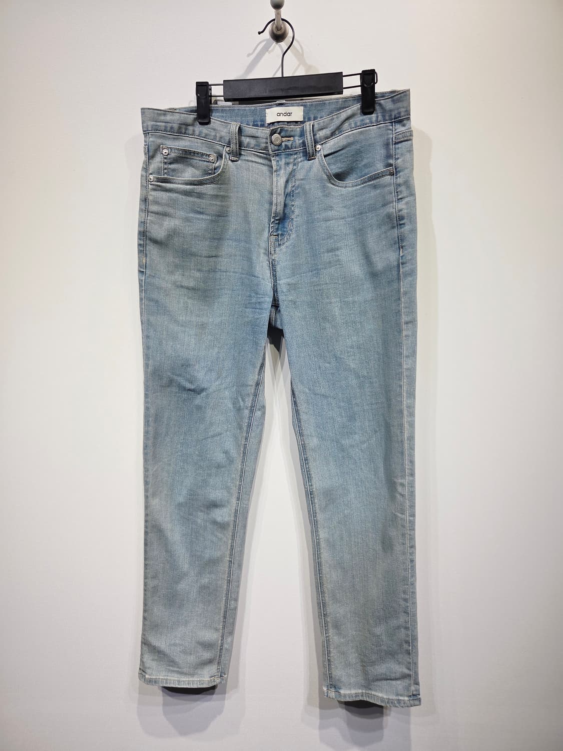 andar 안다르 연청 데님 청바지_31 상품이미지2