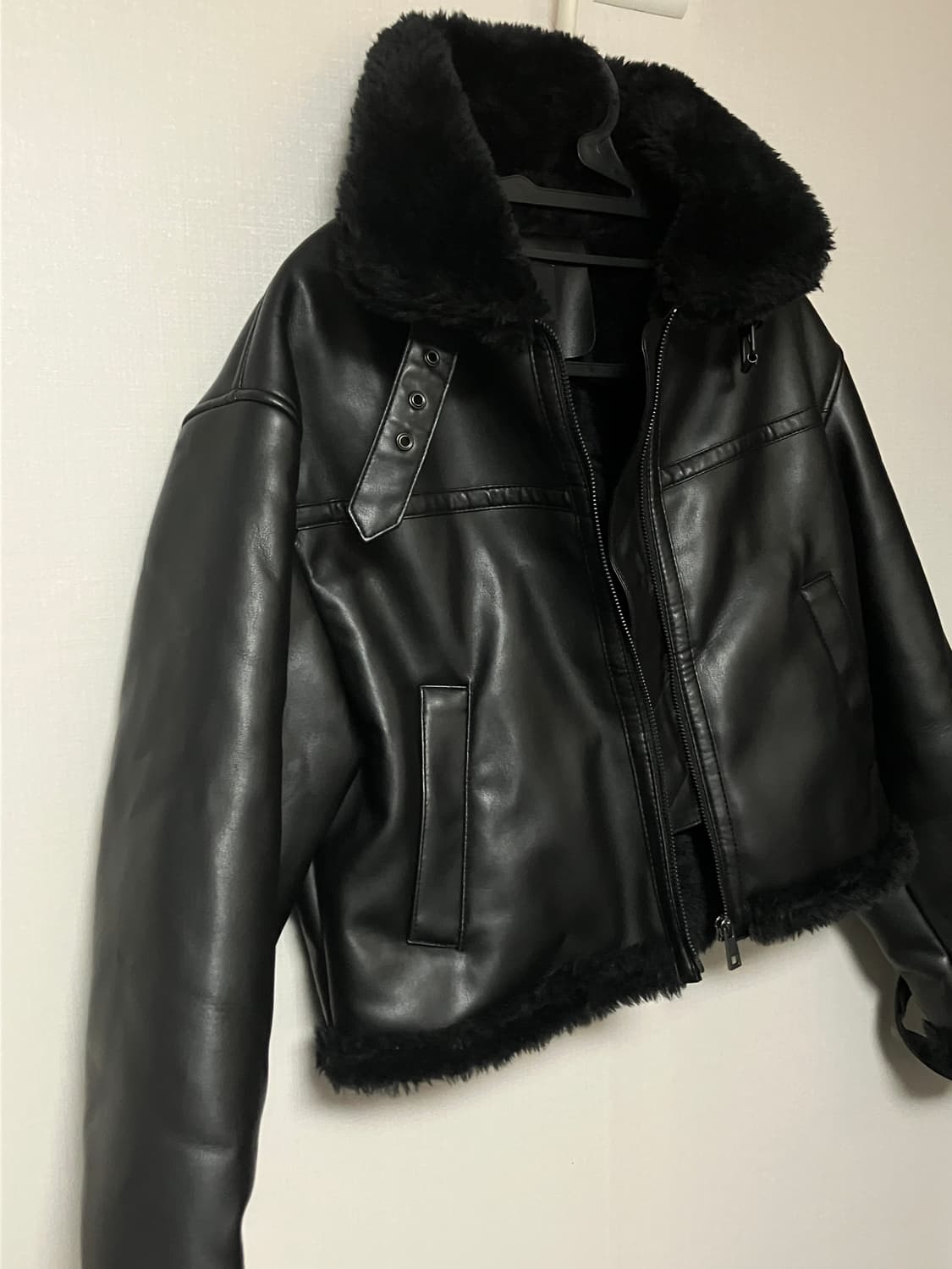 레더리 레더 무스탕 자켓 상품이미지7