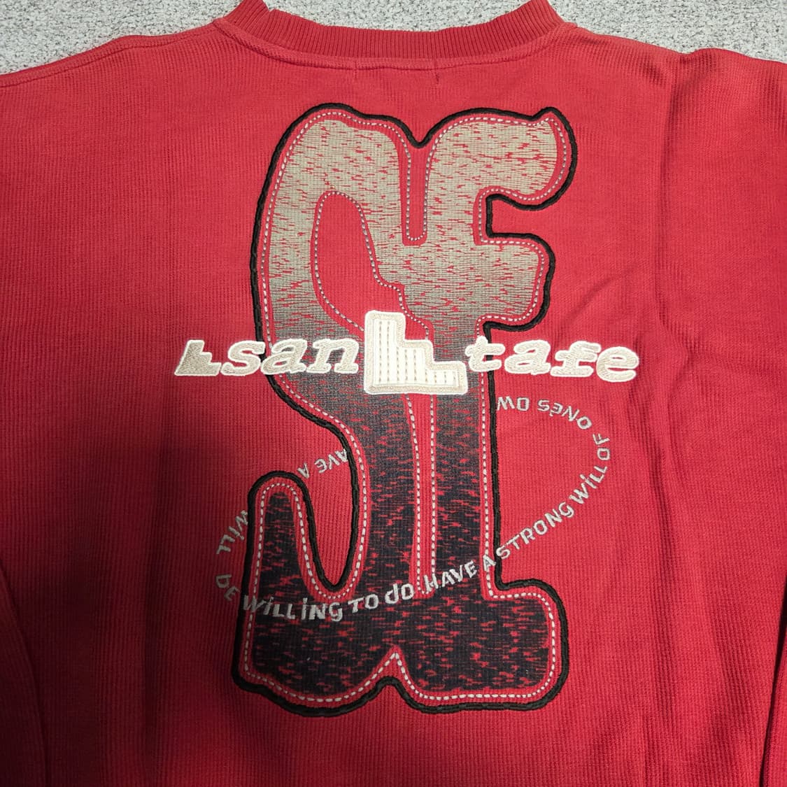 일본제 Santafe 와플 맨투맨 L-XL(100-105) 상품이미지8