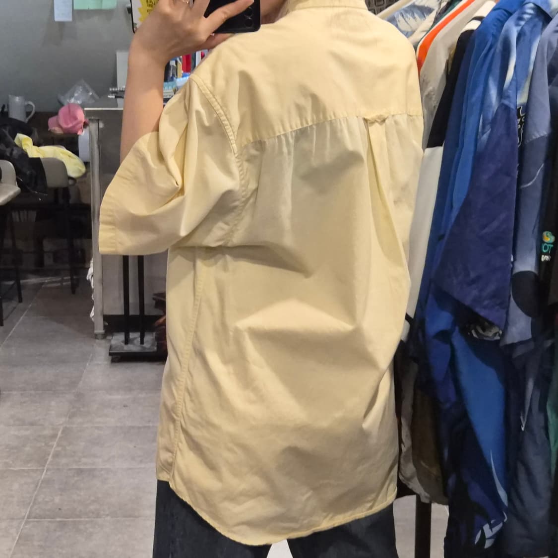 [NO.9] 칼하트 반팔셔츠 연노랑 상품이미지4