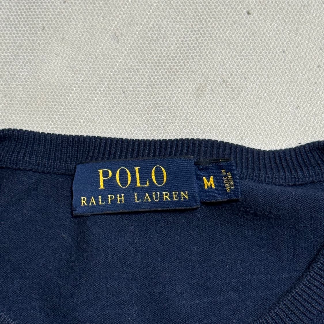 M 폴로랄프로렌 네이비 코튼 니트 상품이미지4