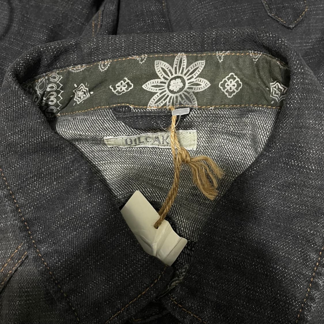 OIL CAKE/ 페이즐리 웨스턴 데님 셔츠/ 2XL 상품이미지5