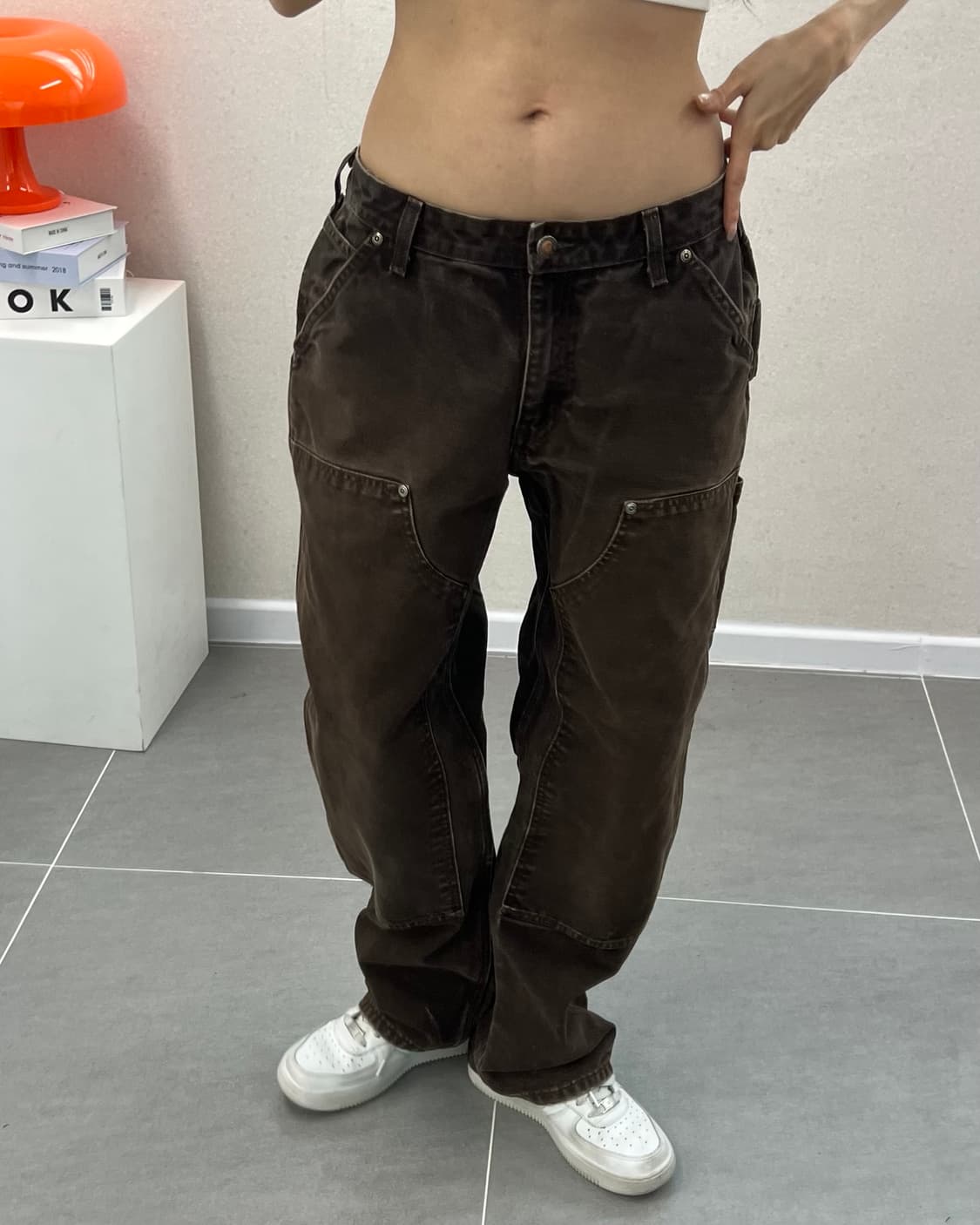 (WOMEN)칼하트 더블니 워크팬츠-M1860 상품이미지1