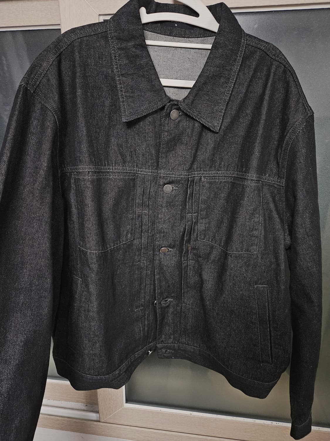 아워데이즈 프레디 플리츠 데님 자켓 [RAW BLACK] XL 상품이미지4