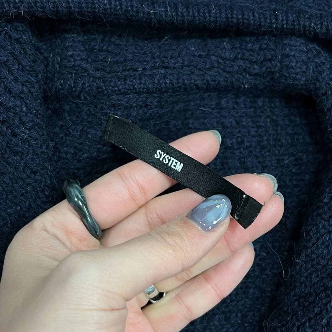 시스템 투웨이 울 니트집업 v0854 상품이미지5