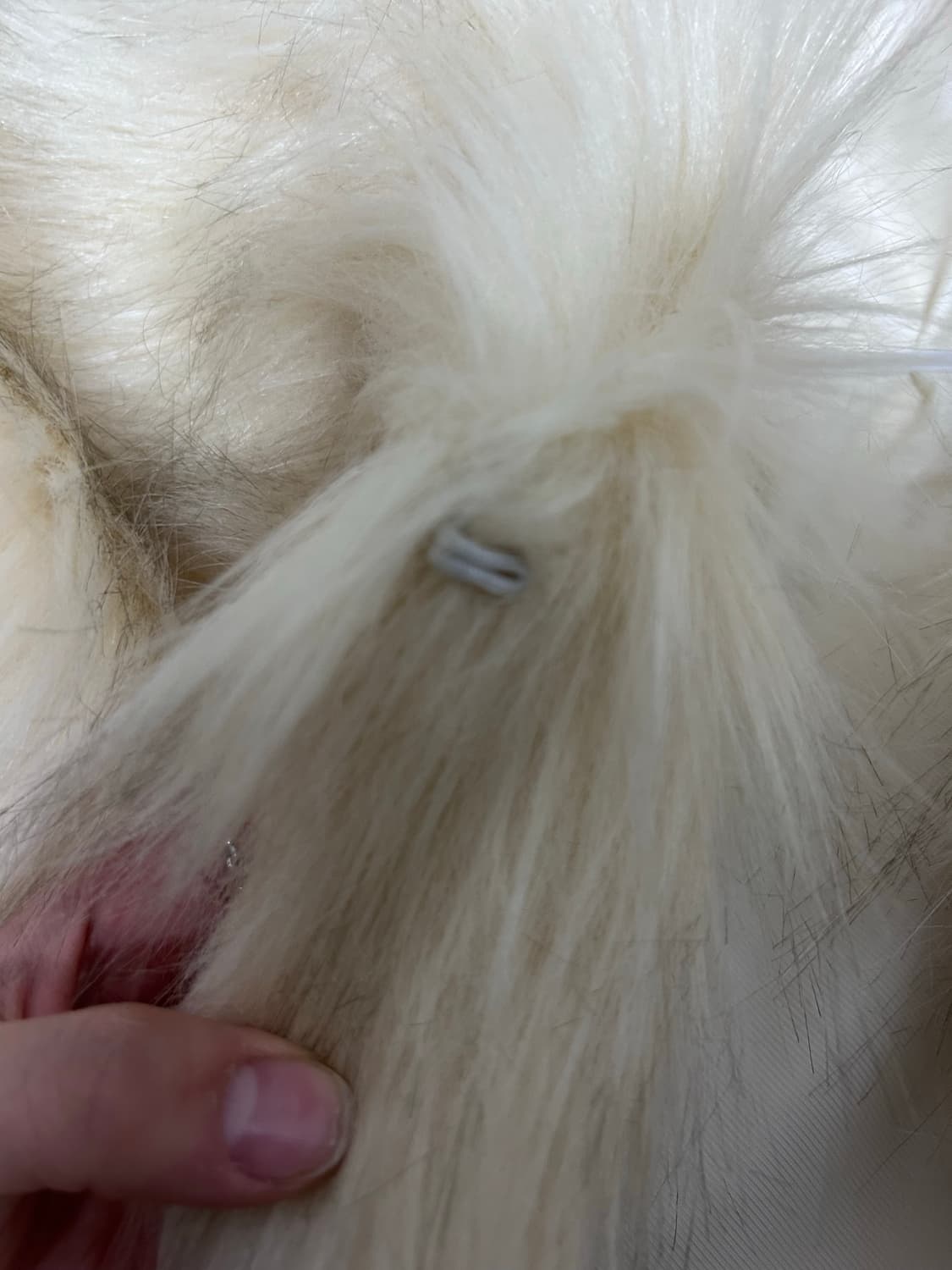 빈티지 무드 믹스퍼 장모 퍼 코트 판매합니다 상품이미지3