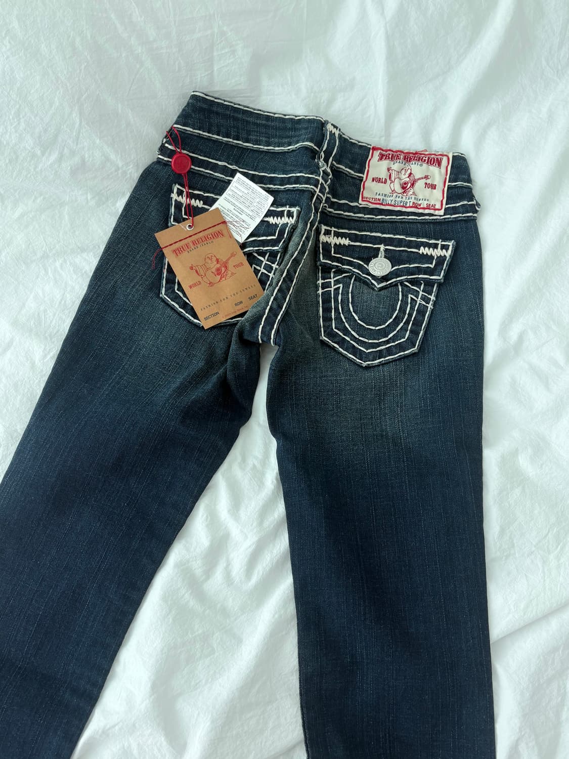 트루릴리전 빌리 슈퍼T 스티치 진청 데님팬츠  상품이미지3