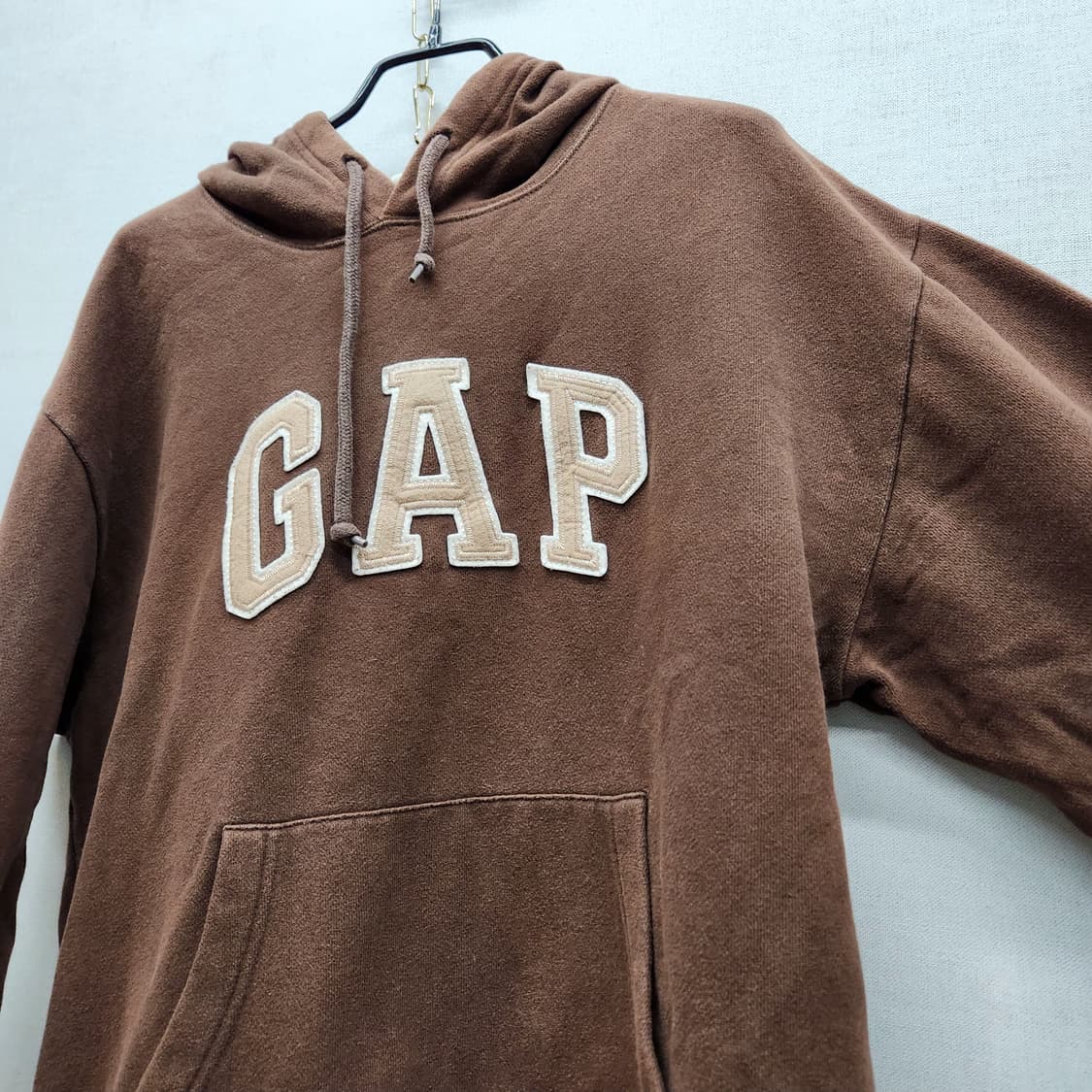 GAP 갭 아치로고 초코브라운 후드티 S(L) 상품이미지3