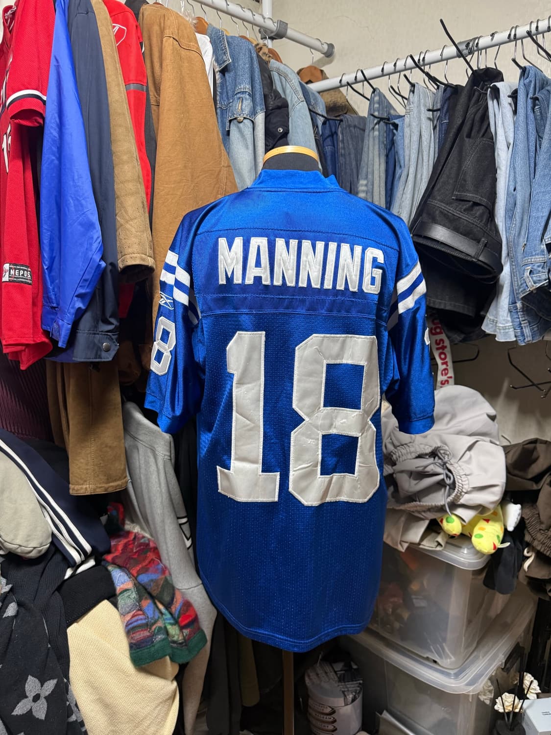 [52]리복 NFL 인디애나폴리스 콜츠 페이튼 매닝 #18 온필드 져지 상품이미지8