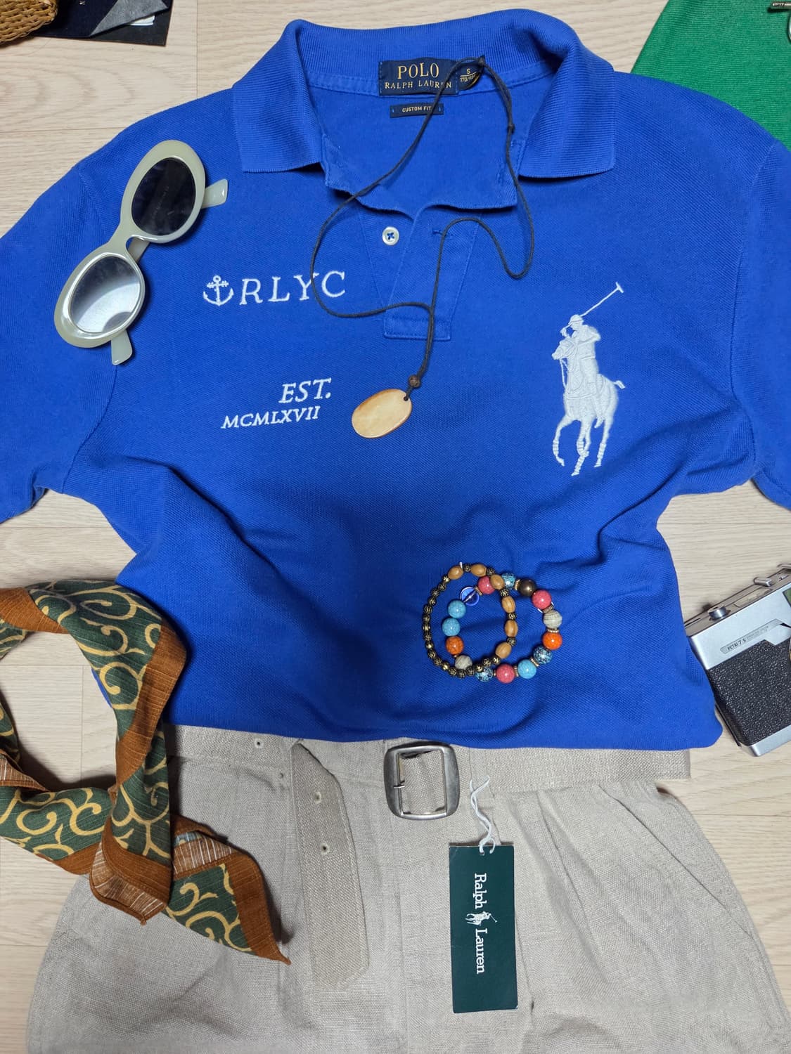 (여성용 )POLO RALPH LAUREN 카라티 반팔 티셔츠  상품이미지1