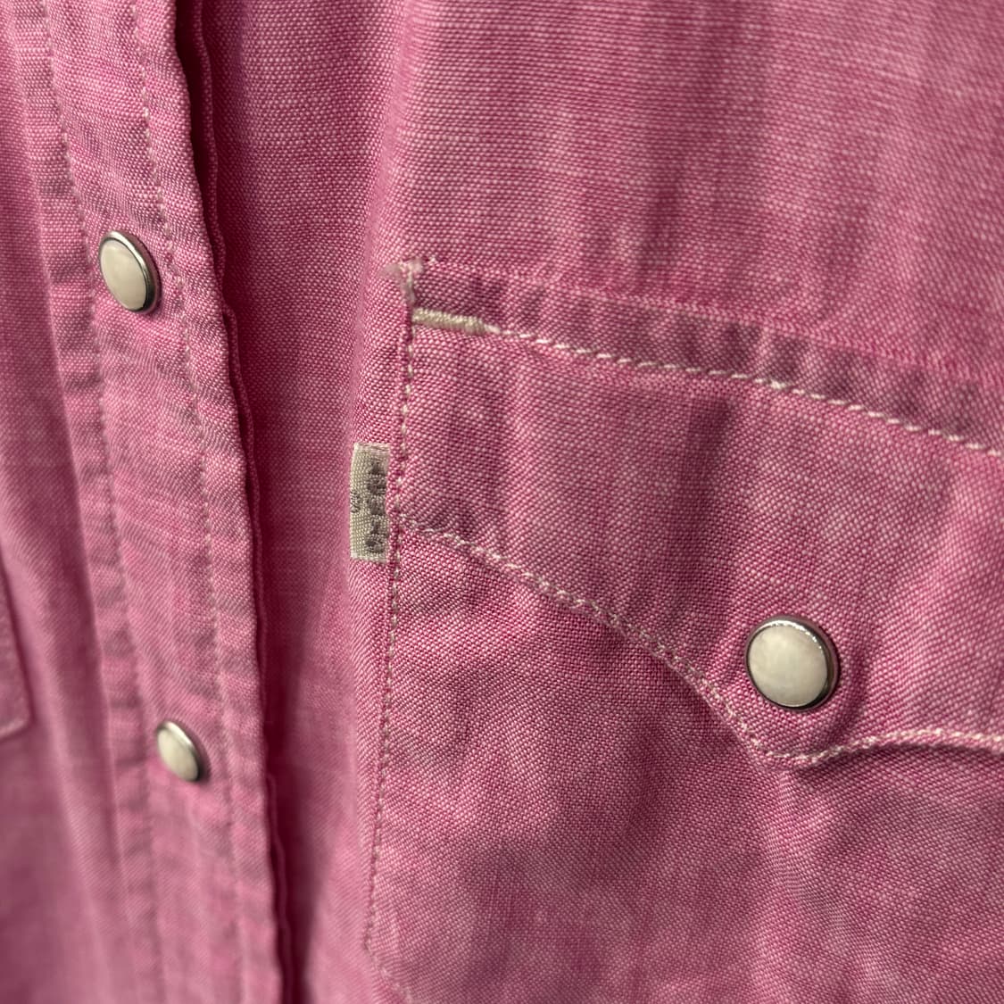 [M] 리바이스 웨스턴셔츠 핑크 상품이미지4