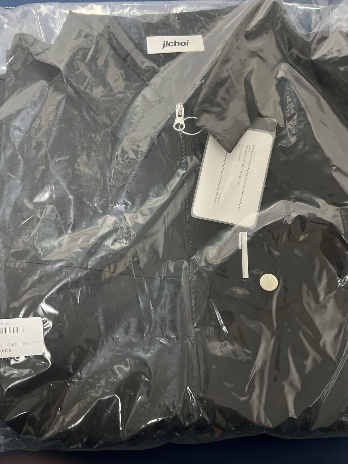 SS26 TRAINER ZIP SHIRT (BLACK) 상품이미지1