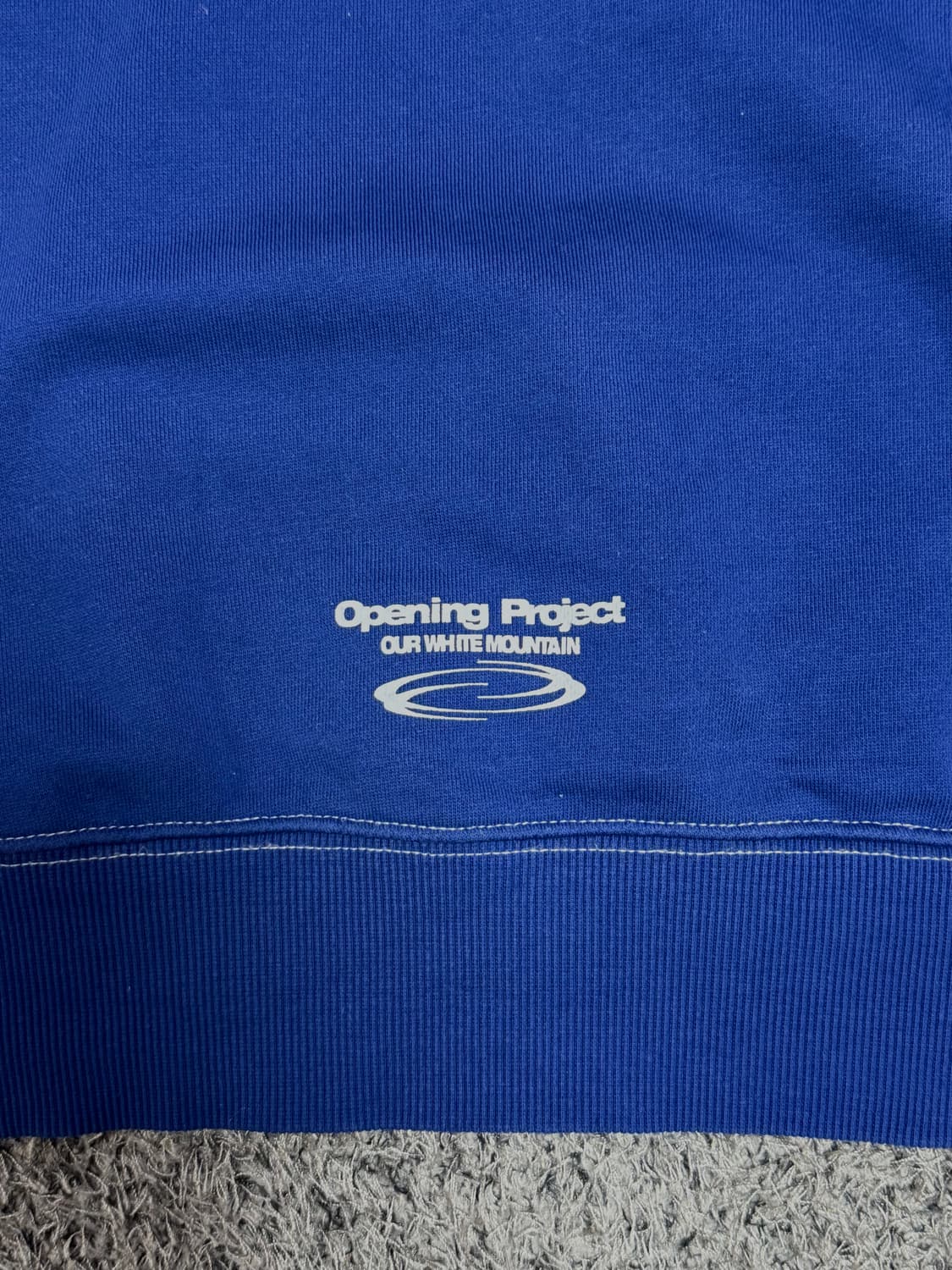 오프닝프로젝트 후디 코발트블루 2 상품이미지6