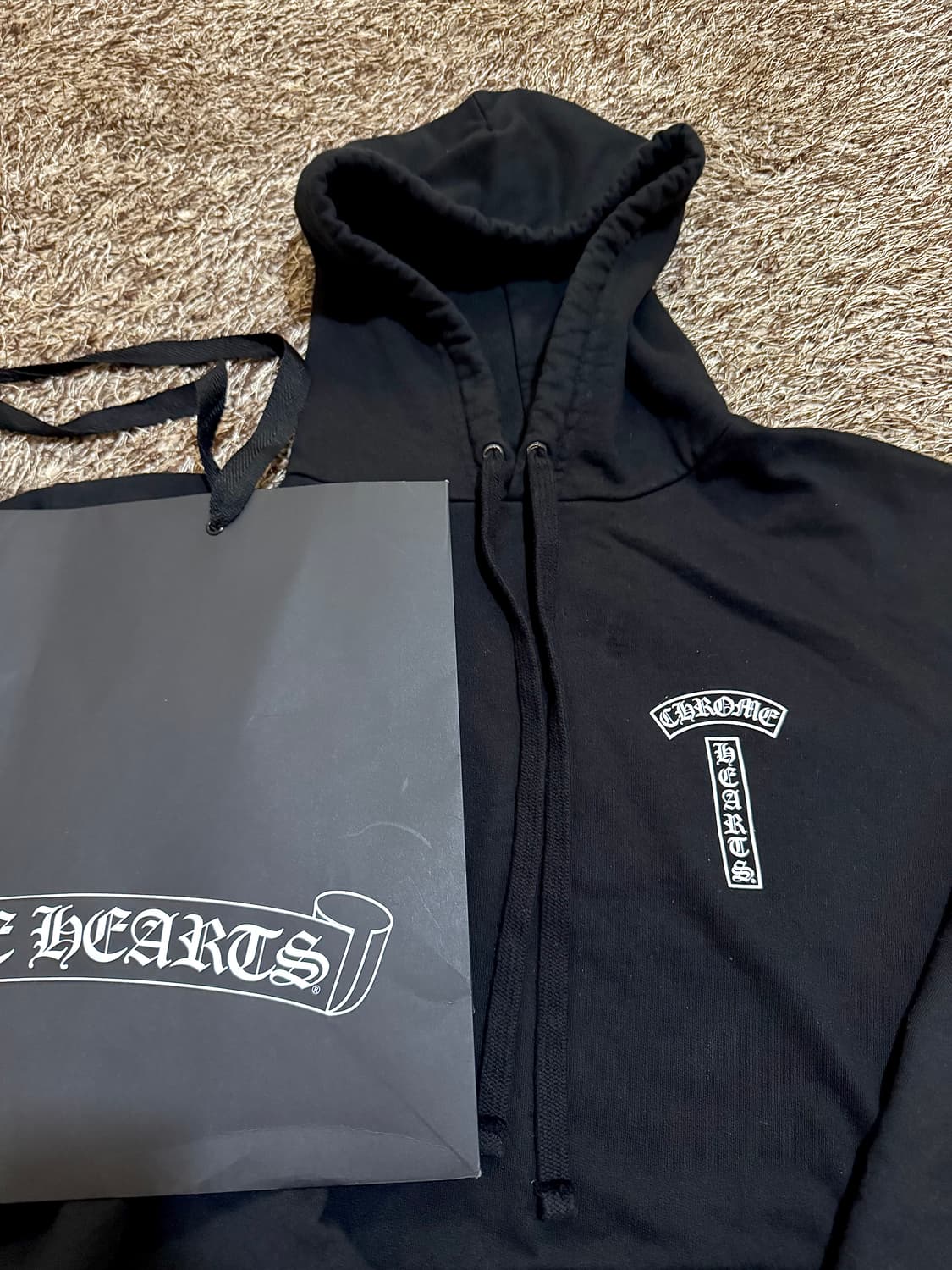 크롬하츠 USA 스크립트 후드티 상품이미지3