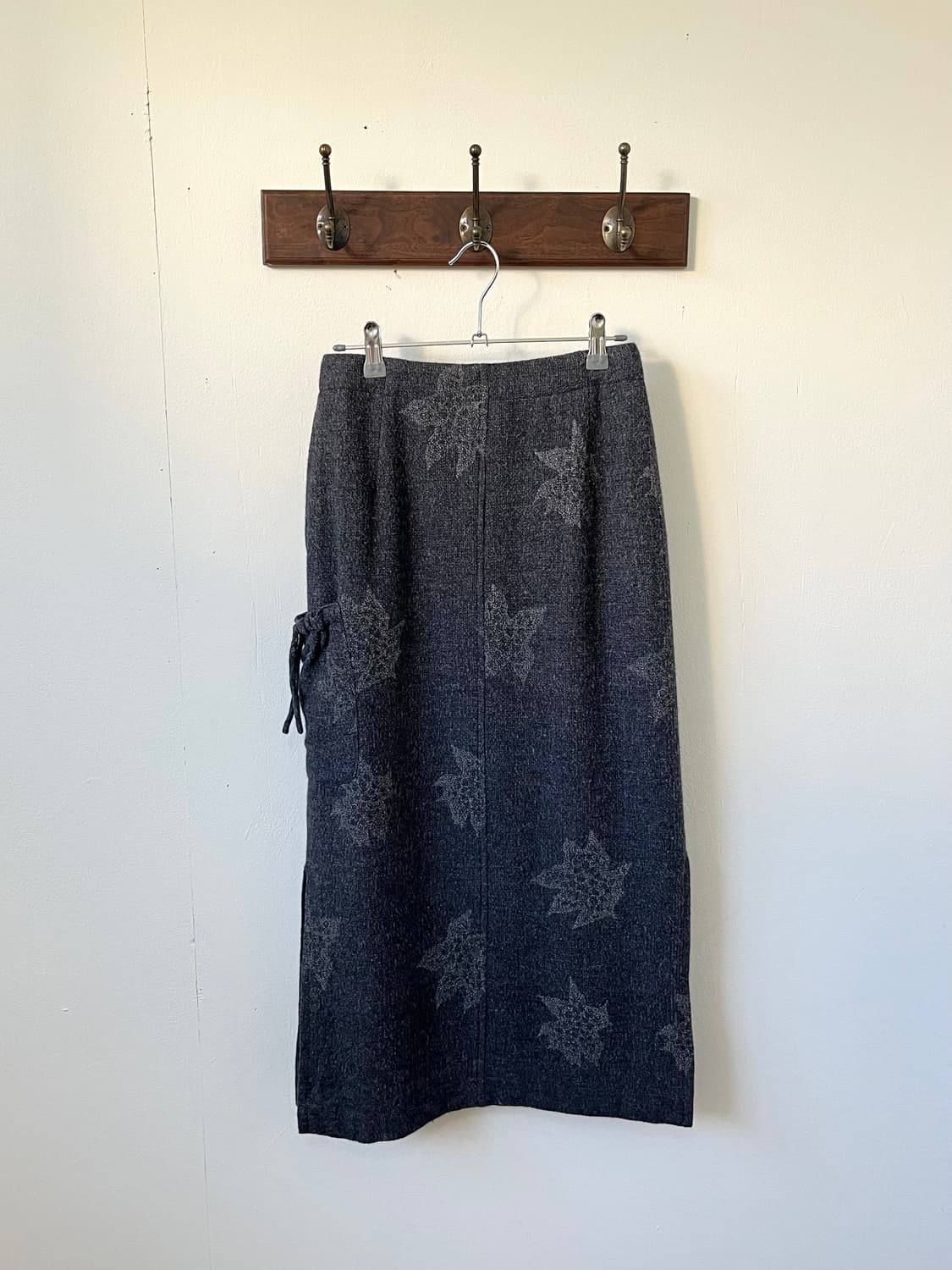 KOOS 로브 밴딩 울 스커트 상품이미지1