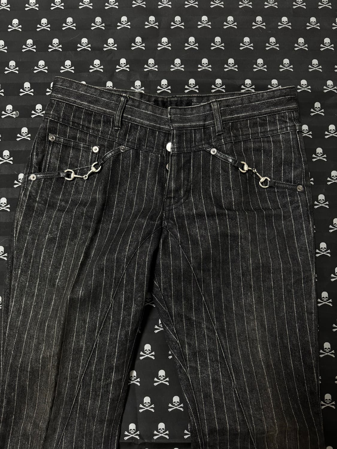 “Luv maison” stripe flare pants 상품이미지3