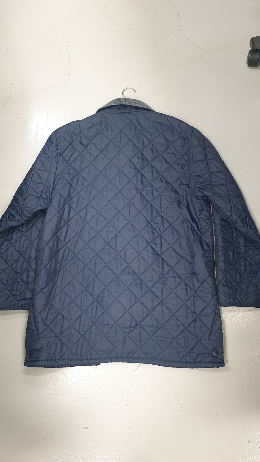 바버 퀼팅 자켓 네이비 XXL 상품이미지4