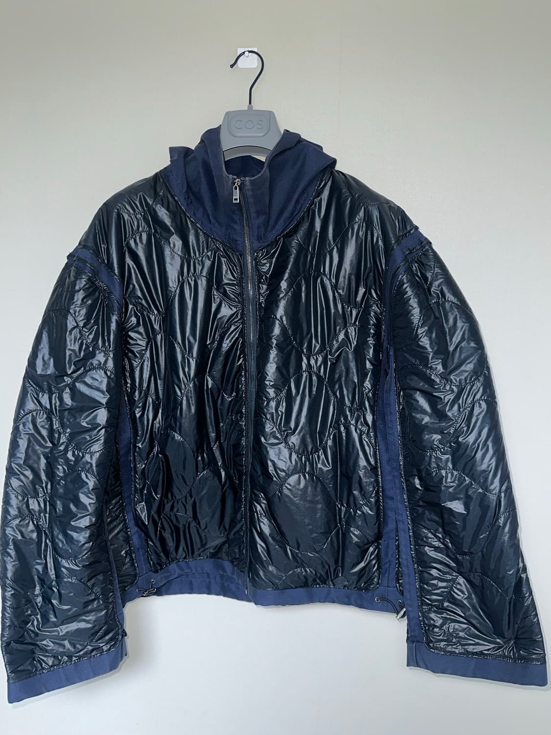 질샌더 리버시블 후디드 점퍼 다크네이비 상품이미지7